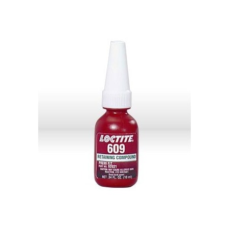 Loctite General Adhesives, 609TM Retaining Compound, Press Fit/General Purpose 10 ml Bottle LOC60921